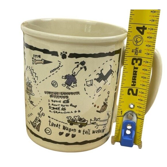 Vtg 1997 Three Dog Bakery Whimsical Cartoon Yummy Coffee Mug Kansas City USA - Picture 8 of 13